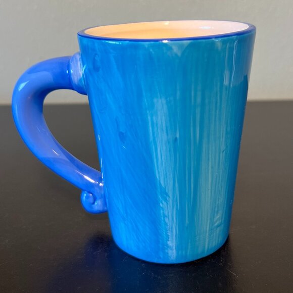 VINTAGE 3D Big Boobs Busty Babe Bikini Beach Bra Ceramic Mug ~ Blonde Ponytail - Picture 6 of 10